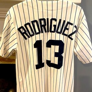 NY YANKEES RODRIGUEZ 2009 WORLD SERIES JERSEY SZ S